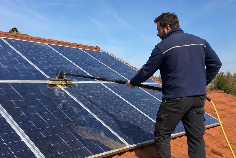 Nettoyage et entretien de panneaux solaires à Foissac